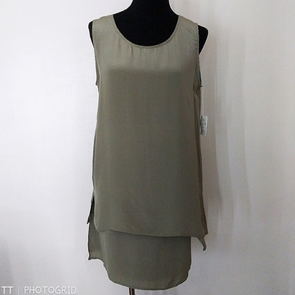 NWT Vintage Moda Intl 100% silk skirt set